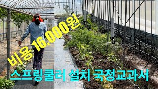 비용 16,000원 스프링쿨러설치