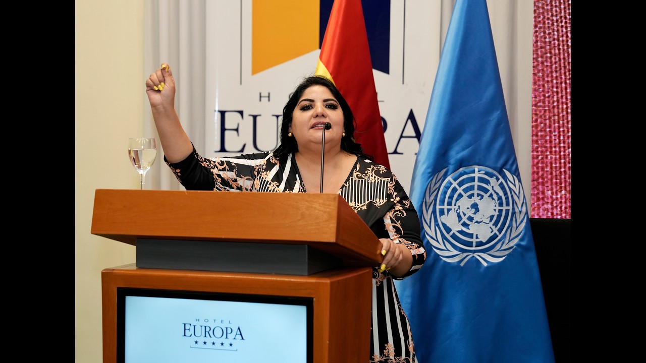 Jessica Echeverría, Viceministra de Igualdad de Oportunidades destaca el trabajo del UNFPA