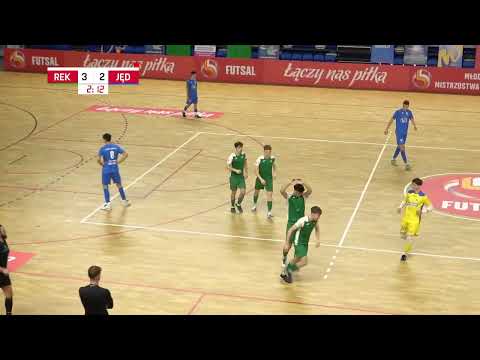 Młodzieżowe Mistrzostwa Polski U-19 - Rekord Bielsko-Biała - MG Energy Futsal Jędrzejów 6-3 (skrót)