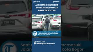 Viral Video Aksi Heroik Pelajar Buka Jalan untuk Damkar di Bogor, Diberi Hadiah dari Wali Kota