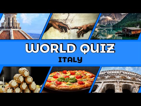 ITALY QUIZ - 20 TRIVIA QUESTIONS & ANSWERS | #W3 - How much do you know about Italy (Quiz Italia)?