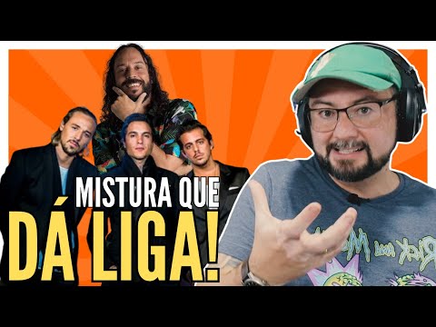 Músico brasileiro conhecendo o som do D.A.M.A com GABRIEL O PENSADOR - NÃO FAÇO QUESTÃO