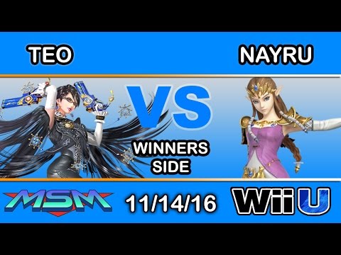 MSM 74 - UCI | Teo (Bayonetta) Vs. Nayru (Zelda) Winners Side - Smash Wii U