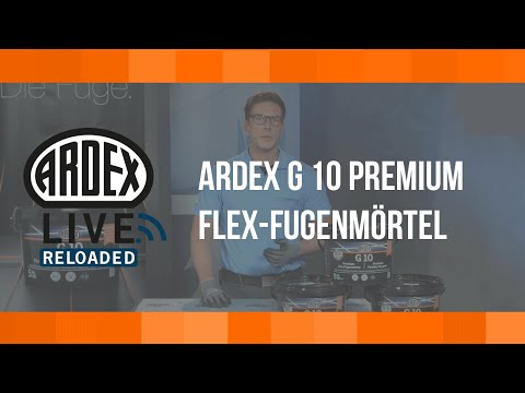 ARDEX G 10 PREMIUM Flex-Fugenmörtel | ARDEX-Live Reloaded