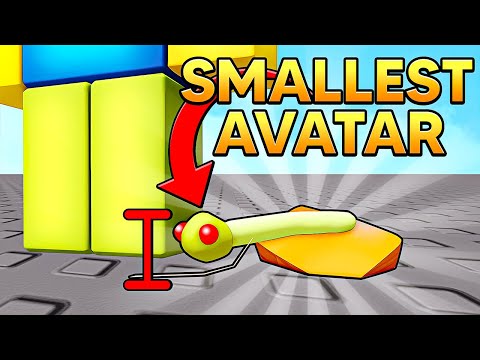 This is the “official” SMALLEST AVATAR in ROBLOX