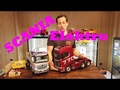 Electric Scania 6x6 Zugmaschine Tractor Truck Kabolite K5701 Toy like Tamiya Lesu Mercedes Arocs ECO