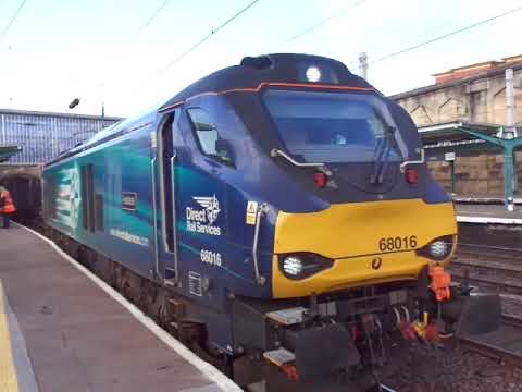 The Class 68 ‘UKLight’ Direct Rail Services (DRS) No.68016 'Fearless' was leaves at Carlisle.
