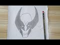 Easy Wolverine Drawing Tutorial For Beginners Step By Step Sketch