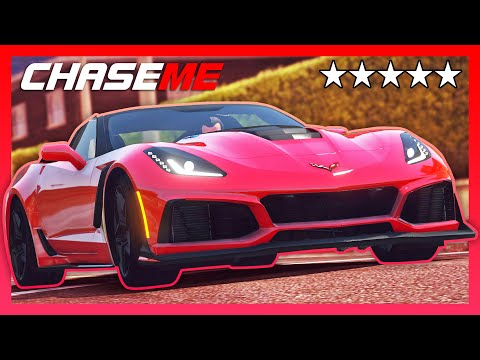 4 STARS RIGHT AWAY! | Corvette ZR1 Coupe | Chase Me GTA V