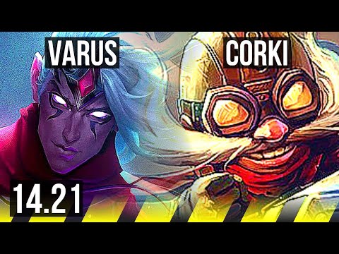 VARUS & Soraka vs CORKI & Nautilus (ADC) | 5/0/1 | EUW Master | 14.21