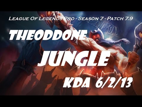 Jungle - TheOddOne as Olaf vs Vi Patch 7.9 - League Of Legends Pro Ranked Challenge