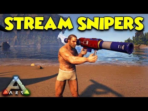 ROCKET LAUNCHER vs STREAM SNIPERS - ( Ragnarok ) ARK Duo Survival Series #15