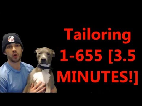 WoW WoD 6.2.4 [DRAENOR TAILORING 1-655 in 3.5 MINUTES!] + Extra Cloth w Cloth Scavenging!