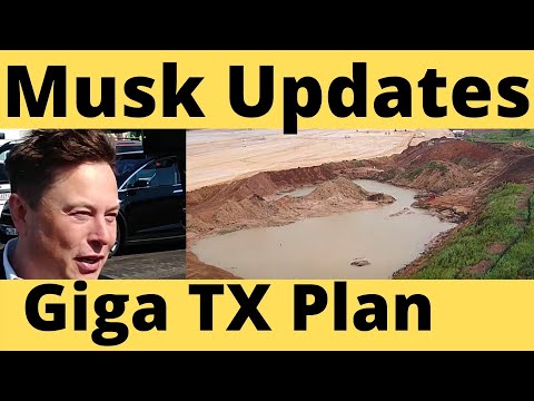 Elon Musk Updates Tesla Giga Texas Plan
