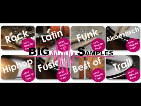 Drumbeat / Drum groove / Hip hop beat *BIGsamples (HIP HOP 80bpm)