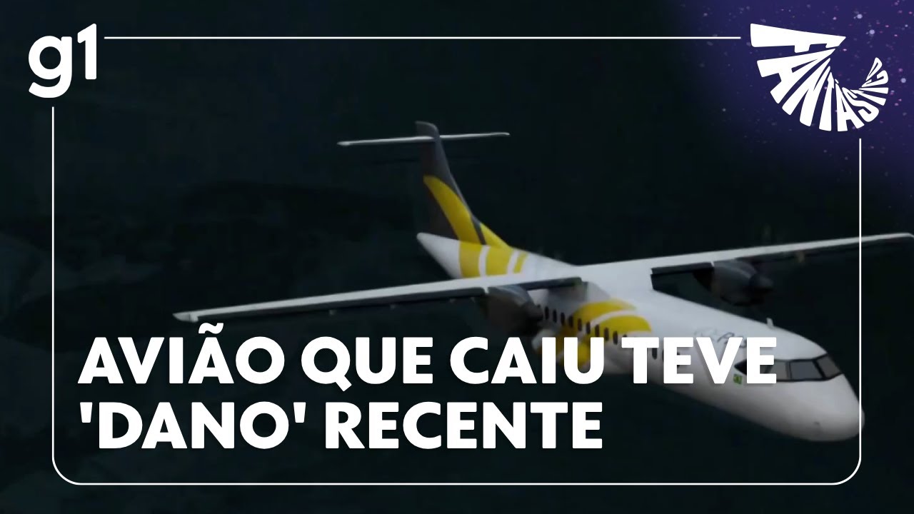 Cruzamento de dados mostra que avião passou por manutenção após 'dano estrutural' | FANTÁSTICO
