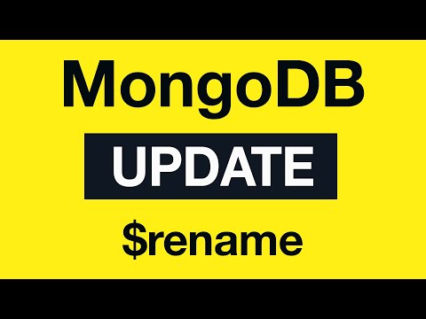 MongoDB Update Queries 12 rename