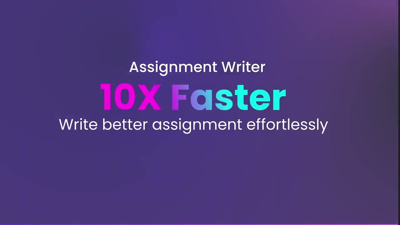 AssignmentGPT AI: The Best Homework Writer Tool for Student