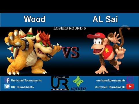 Southern Ohio Smash  LOSERS ROUND 6 - Wood (Bowser) vs AL Sai (Diddy Kong)