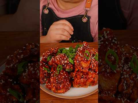 Korean Fried Chicken Wings, I’ll suck the sauce off my fingers