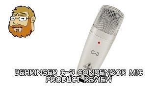 Video thumbnail for Product Review - Behringer C-3 Studio Condensor Microphone by Eric Faries