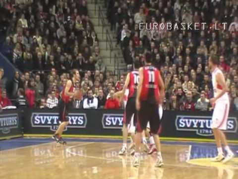 EUROBASKET.LT Rytas - Olympiacos 83 - 89 Vilnius, 2009 12 16