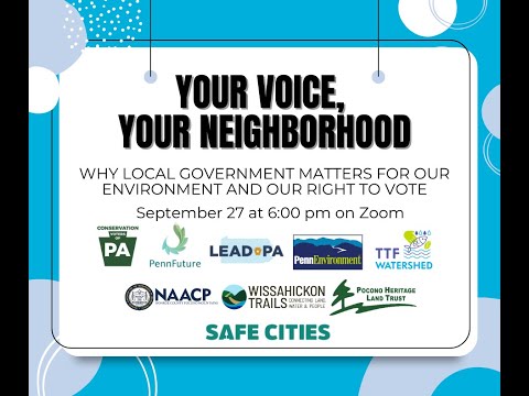 You Voice, Your Neighborhood: Why Local Government Matters for Our Environment and Our Right to Vote