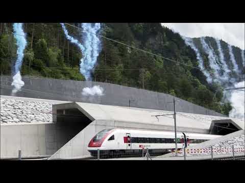 SRF 11.12.2016 Gotthard-Basistunnel offiziell in Betrieb