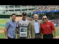 Rangers, President Bush honor Jeter 