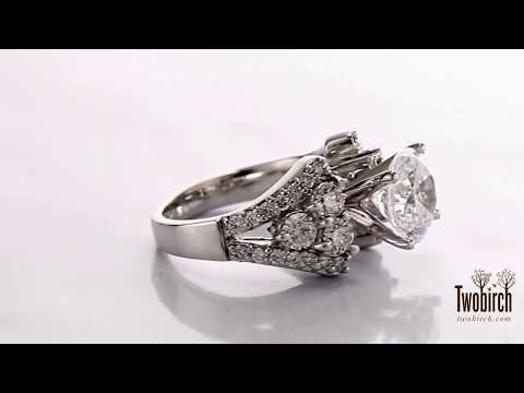 Wide Open Engagement Ring - TwoBirch -