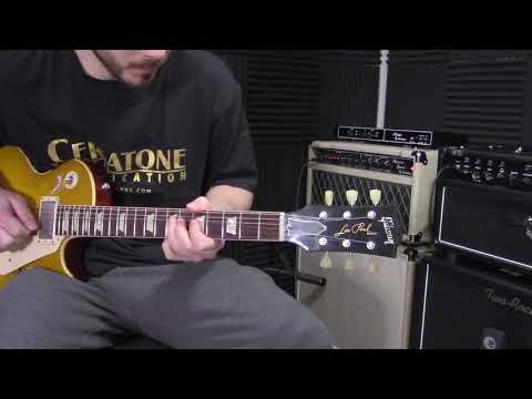 Ceriatone OTS FM50 Modern Eagle 2025 - Black Tolex with Zebrawood Insert image 9