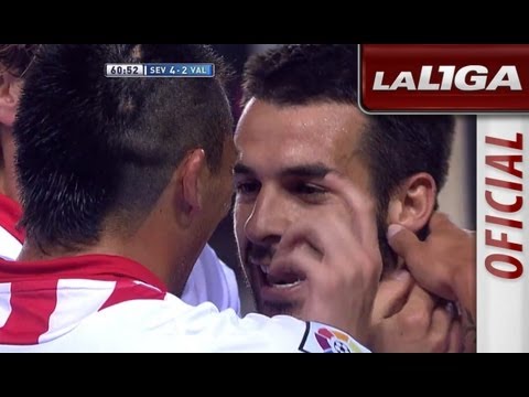 Gol de Negredo (4-2) en el Sevilla FC - Valencia CF - HD