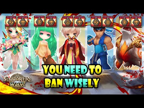 When ASIMA BAN is still BAD IDEA! | Summoners War Asima Chiwu Bellenus Water Ryu Charlotte RTA Combo