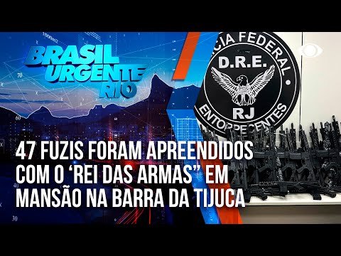 Mansão do crime: 47 fuzis são apreendidos na Barra da Tijuca
