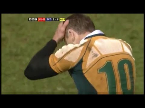 Matt Giteau costs Australia match against Scotland