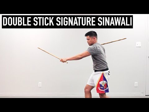 Double Stick Signature Sinawali Tutorial | Filipino Martial Arts