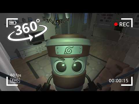 Cappuccino Assassino in house! CCTV Film 360° VR