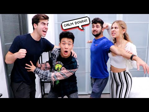 Arguing with My BOYFRIEND To See How His Best Friends React... Video