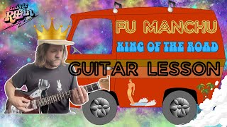 Fu Manchu - King of the Road full guitar lesson + TAB