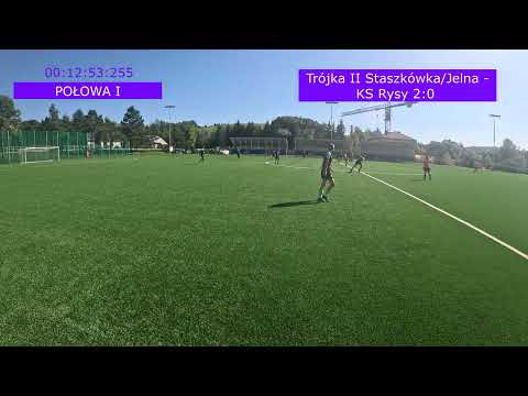 Mecz ligowy (połowa I): Trójka II Staszkówka/Jelna - KS Rysy 7:1