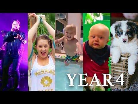 DAILY BUMPS YEAR 4 MONTAGE! Video