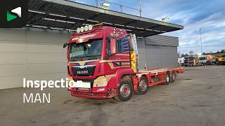 Camion porte-voitures MAN TGS 35.480 8X4 Machine transporter Lift+steering axle Hydraulic | Image 4 - Autoline