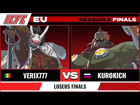 Verix777 (Nagoriyuki) vs. Kurokich (Potemkin) Losers Finals - ICFC GGST EU: Season 2 Finals