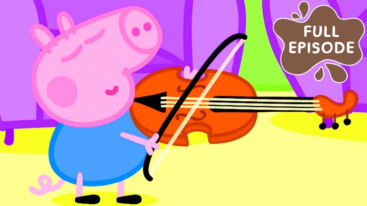 Peppa Pig And George Learn How To Play Musical Instruments | Kids TV And Stories