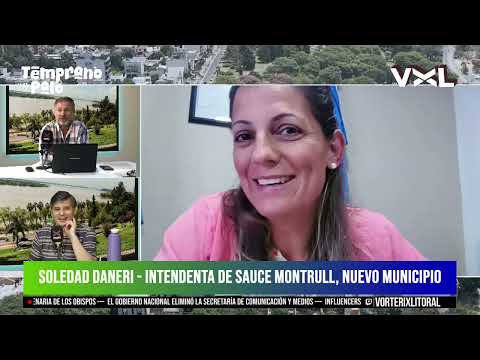 Sauce Montrull será municipio, el senado aprobó la elevación de rango - Soledad Daneri, intendenta