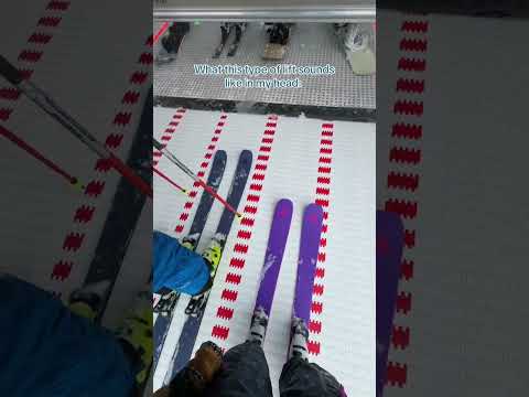 “I’m winning!!” - my dad lol ⛷️ anyone else always think of this sound when you ride these?? #skiing