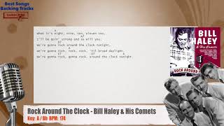 Rock Around The Clock - Bill Haley & His Comets Vocal Backing Track with chords and lyrics