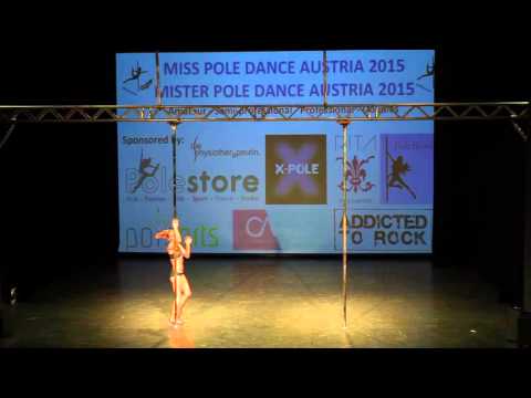 Miss Pole Dance Austria Britt Bloem MPDA 2015 Professional 1st Place