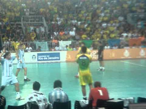 Final do handebol masculino no Pan Americano de 2007