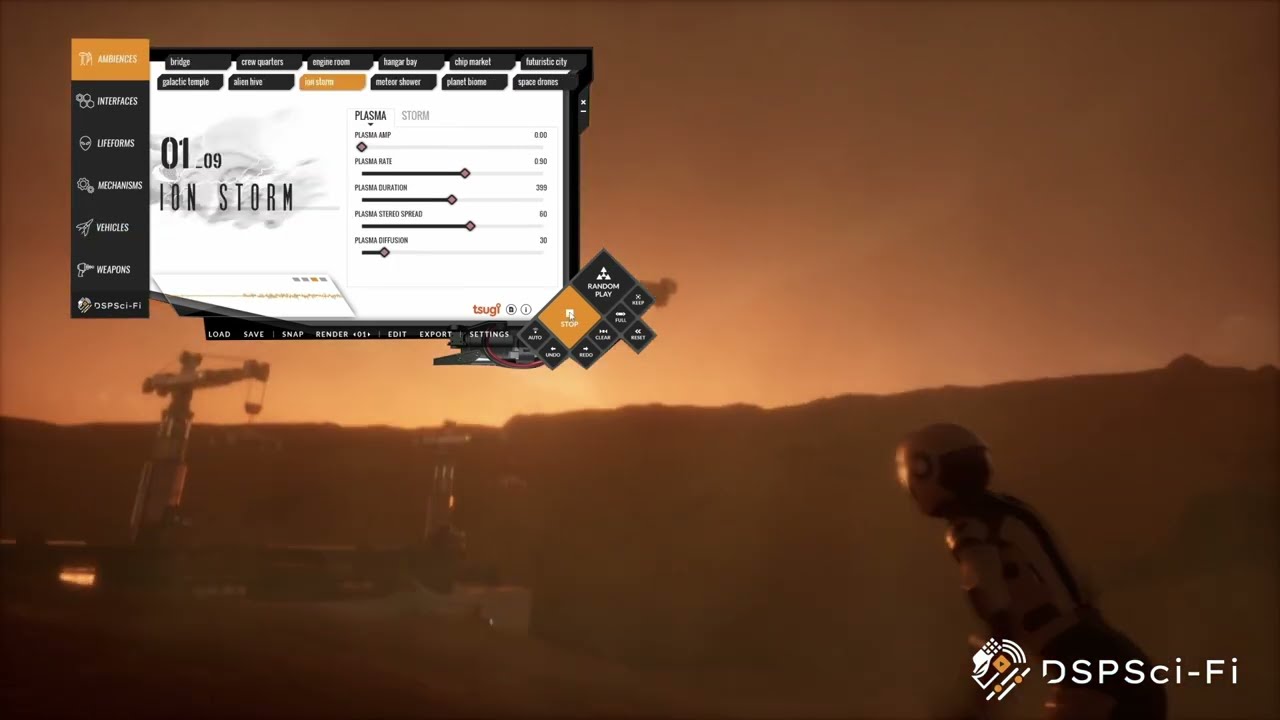 Planetary Attack Sound Design with DSP Sci-Fi